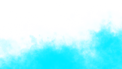 festive blue color smoke, bright cyan powder explosion cloud overlay on dark background for party and holi designs