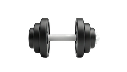 Fototapeta premium Dumbbell Isolated on White Background for Fitness
