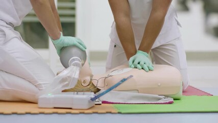 CPR Training on Medical Mannequin