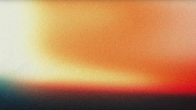 Abstract Blurred noise texture Soft orange yellow Gradient Cycle Slow smooth blurred wavy motion background Loop
