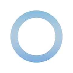 Fototapeta premium Abstract Gradient Ring PNG with Grainy Texture. Modern Circle Shape, Donut Shape for Digital Design and Stock 