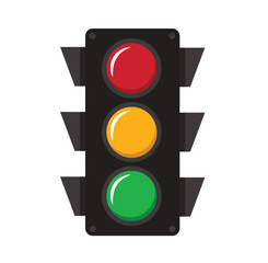 Red, Yellow, Green Traffic Signal