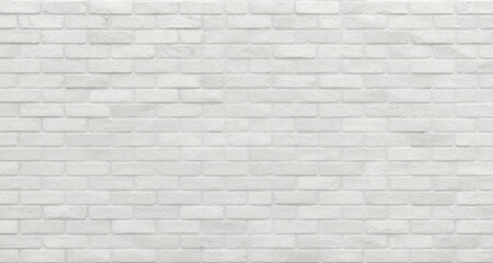 Obraz premium Wall of white bricks - urban grunge clean architectural background