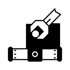 Pipe maintenance icon