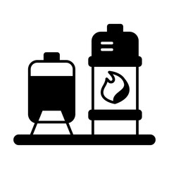 Oil and gas tanker icon