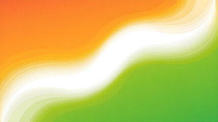 indian flag tricolor saffron orange white green 3d abstract background