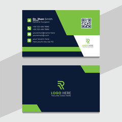 Modern luxury business card template