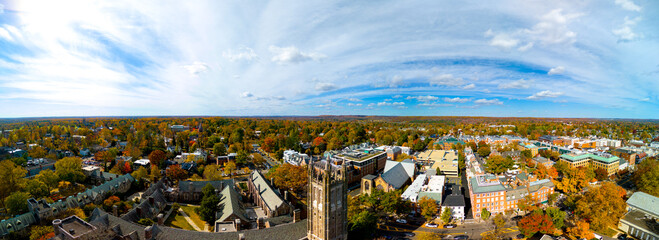 Princeton, New Jersey in Autumn from Above © Mike