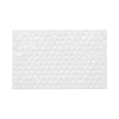 Textural Close-up of Protective Air Bubble Wrap Material isolated on transparent