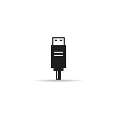 usb plug icon vector illustration