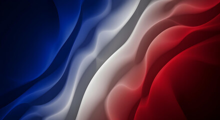 Obraz premium red white blue 3d gradient background 