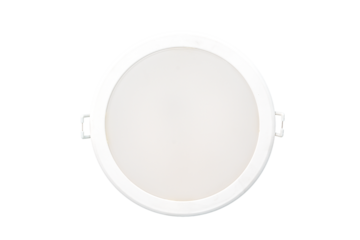 LED downlight, recessed ceiling type on isolated background. PNG File