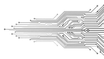 Abstract circuit board pattern