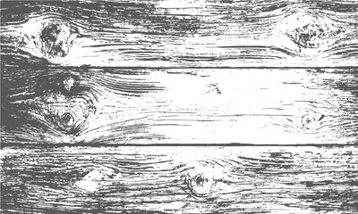 Vintage wood texture scratched grunge black and white vector, Rough wood grain texture abstract monochrome distressed design. 