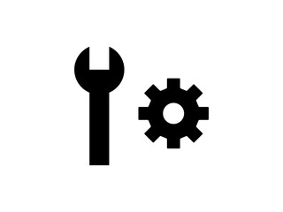 設定アイコン / Settings Icon &ndash; 歯車ベクター シンプルUI