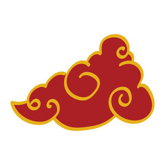 Red Cloud Illustration For Lunar New Years