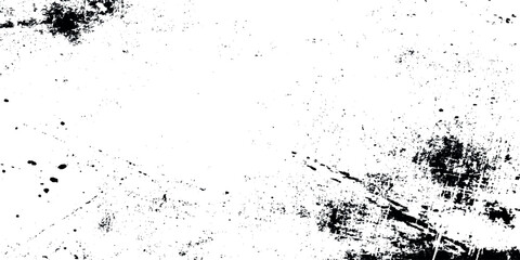 Abstract illustration texture of cracks, chips, dot dirty monochrome pattern on a white background.