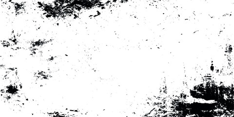 Abstract illustration texture of cracks, chips, dot dirty monochrome pattern on a white background.