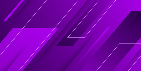 Abstract purple geometric background with diagonal stripes, layered shadows, and smooth gradients. Modern minimalist design with depth and motion, ideal for technology, branding, and digital presentat
