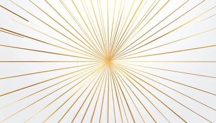 Obraz premium Radiant Golden Minimalist Circle