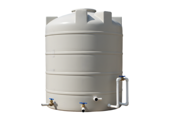 Rainwater Collection Tank on transparent background