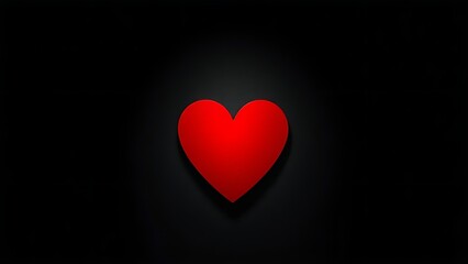 adore. Red heart shape against a dark textured background, conveying deep emotional resonance. wellbeing guides, coaching materials, designed for mental health education and mindfulness programs.