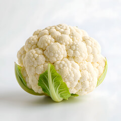 cauliflower on white background