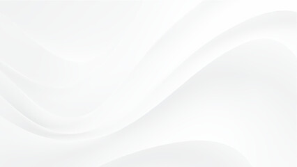 Abstract white waves Vector, illustration