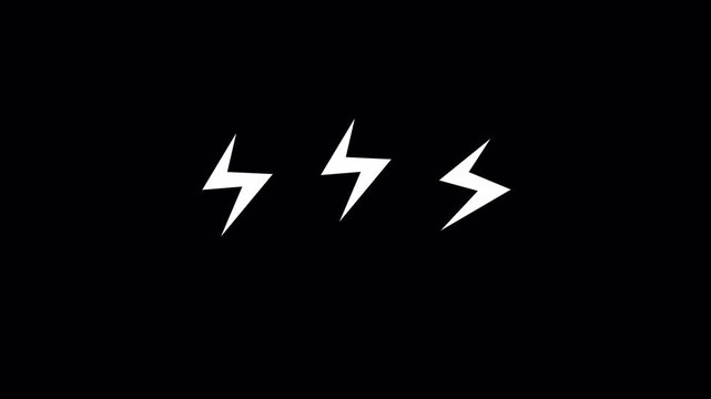 Expression Animation Effect Angry 3 Thunder Motion Graphic Design Loop