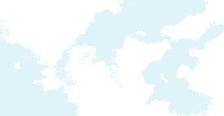 Abstract Washes: Blue and White Distressed Irregular Shapes, Grunge Texture, Artistic Backgrounds