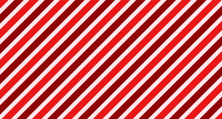 Striped candy cane Christmas or New Year decoration pattern, red green and white diagonal stripes background, Xmas gift wrap, winter holiday present wrapping paper