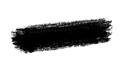 black ink brush strokes and lines hand-drawn grunge textures for graphic design isolat