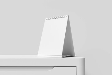 Blank Desk Calender Mockup