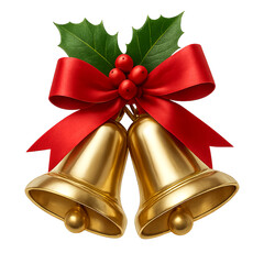 Festive Christmas bell decoration