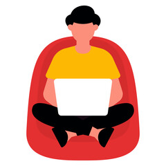 Remote Work Illustration