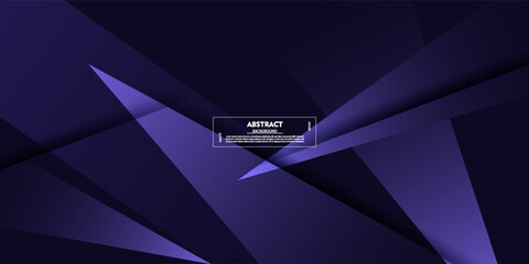 Purple abstract triangles on a dark geometric design. Modern paper cut futuristic background vector illustration. Eps10 vector.
