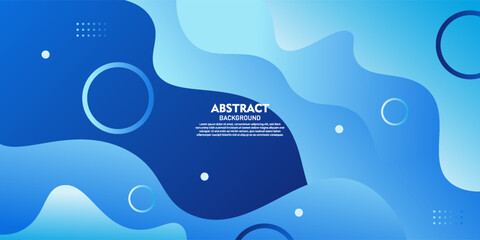 Abstract bright blue wave pattern background. Simple and futuristic banner background. Vector eps10