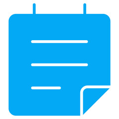 Obraz premium Flat Colored Schedule Icon for Time Planning and Appointment Management
