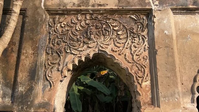 Remnants of gate architecture from Narajole Palace, located in Midnapore.