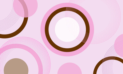 pink brown circles shapes overlapped pattern texture abstract background