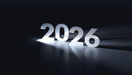 New Year 2026 Metallic Chrome Finish