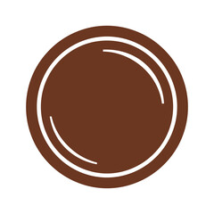 Brown Circle Icon