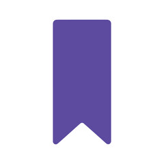 Purple bookmark icon