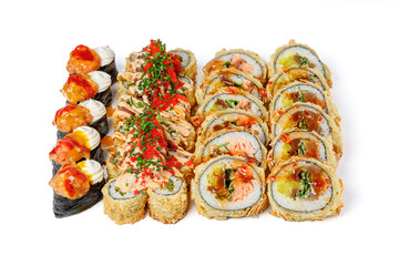 Large sushi set with sushi and nigiri