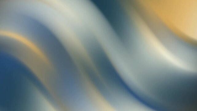 Elegant abstract background with soft, wavy forms in blue