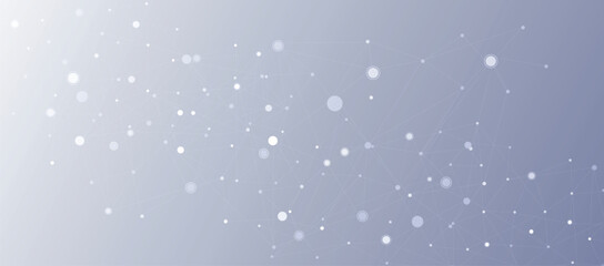 Digital abstract background with connected dots and lines representing a futuristic network