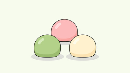 Three Colorful Spheres in Formation.