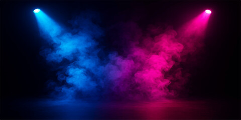 Abstract light background with clouds and rays