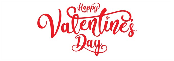 Valentine's Day holiday lettering isolated on a transparent background. Drawn text for card, banner,