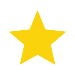 Yellow five-pointed star icon